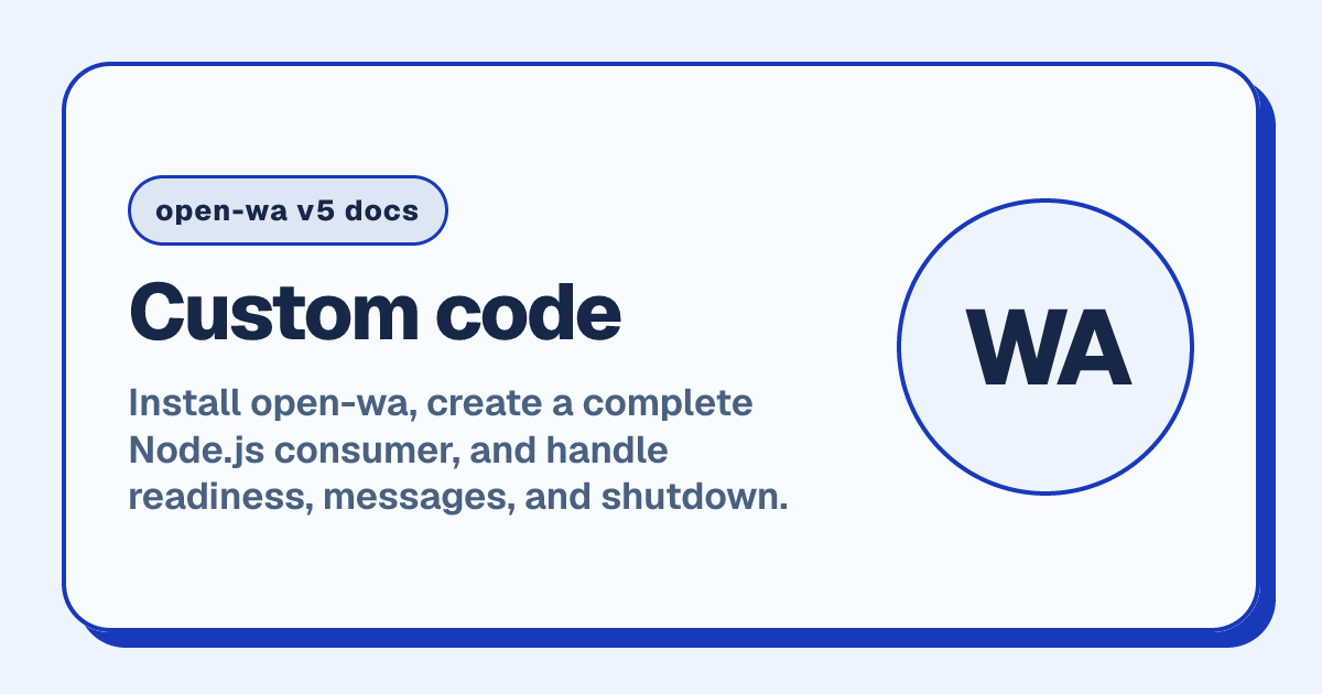Custom code